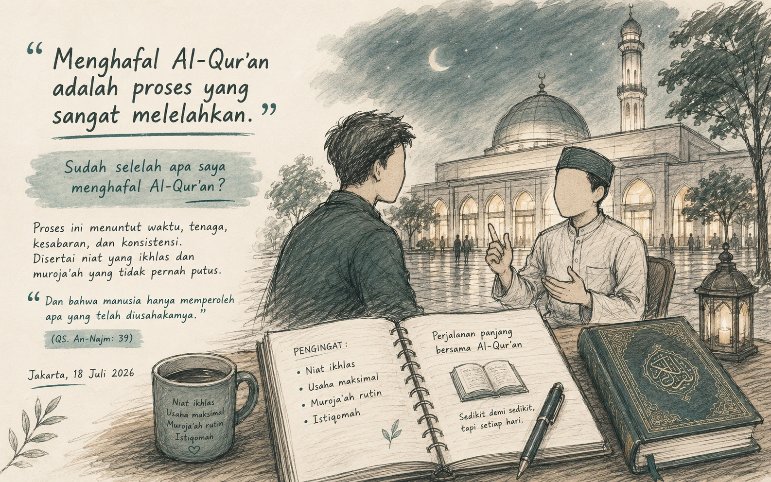 Sudah Selelah Apa Saya Menghafal Al-Qur’an?